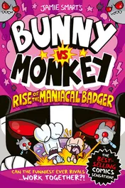 Omslag van Bunny Vs Monkey Maniacal Badger
