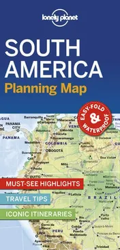 Omslag van Lonely Planet South America Planning Map