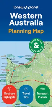 Omslag van Lonely Planet Western Australia Planning Map