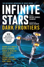 Omslag van Infinite Stars: Dark Frontiers The Definitive Anthology of Space Opera