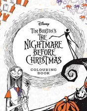 Omslag van Disney Tim Burton's The Nightmare Before Christmas Colouring Book