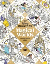 Omslag van Disney Princess Magical Worlds Colouring Book