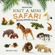 Omslag van Knit a Mini Safari 20 tiny animals to knit