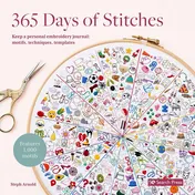 Omslag van 365 Days of Stitches Keep a Personal Embroidery Journal: Motifs, Techniques, Templates; Features 1,000 Motifs