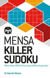 Omslag van Mensa Killer Sudoku More Than 200 of the Most Difficult Number Puzzles