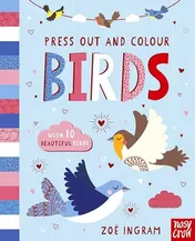 Omslag van Birds (Press Out and Colour)