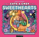 Omslag van Cute and Cosy: Sweethearts A Simple, Snuggly Colouring Book
