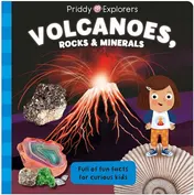 Omslag van Priddy Explorers: Volcanoes, Rocks and Minerals