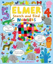 Omslag van Elmer Search and Find Numbers