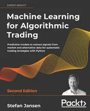 Omslag van Machine Learning for Algorithmic Trading Predictive Models to Extract Signals from Market and Alternative Data for Systematic Trading Strategies with Python