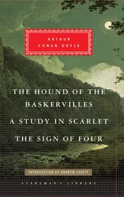 Omslag van A Study in Scarlet, the Sign of Four, the Hound of the Baskervilles