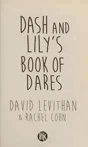 Omslag van Dash and Lily's Book of Dares