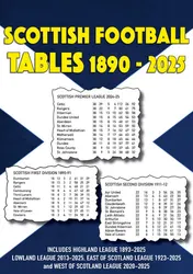 Omslag van Scottish Football Tables 1890-2025