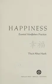 Omslag van Happiness Essential Mindfulness Practices
