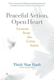 Omslag van Peaceful Action, Open Heart Lessons from the Lotus Sutra
