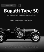Omslag van Bugatti Type 50 The autobiography of Bugatti's first Le Mans car