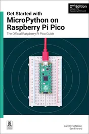 Omslag van Get Started with MicroPython on Raspberry Pi Pico The Official Raspberry Pi Pico Guide