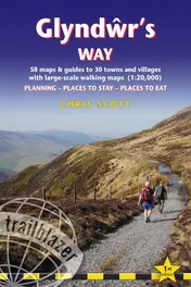 Omslag van Glyndwr's Way British Walking Guide: Planning, Places to Stay, Places to Eat; Includes 58 Large-scale Walking Maps