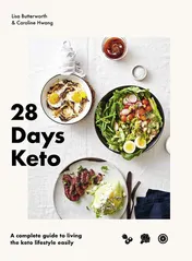 Omslag van 28 Days Keto A complete guide to living the keto lifestyle easily