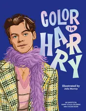 Omslag van Color In Harry A Unofficial Harry Styles Coloring and Sticker Book