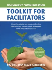 Omslag van Nonviolent Communication Toolkit for Facilitators Interactive Activities and Awareness Exercises Based on 18 Key Concepts for the Development of NVC Skills and Consciousness