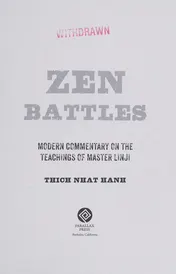 Omslag van Zen Battles Modern Commentary on the Teachings of Master Linji