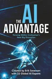 Omslag van The AI Advantage Thriving Within Civilization's Next Big Disruption