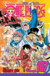 Omslag van One Piece, Vol. 107