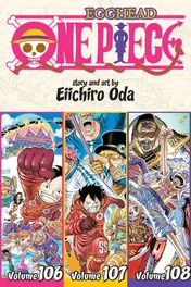Omslag van One Piece (Omnibus Edition), Vol. 36 - Includes vols. 106, 107 & 108