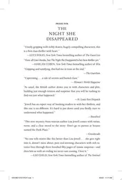 Omslag van The Night She Disappeared A Novel