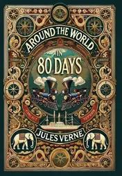 Omslag van Around the World in 80 Days (Collector's Edition) (Laminated Hardback with Jacket)