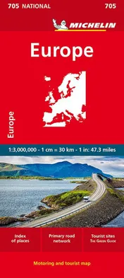 Omslag van Michelin Europe 705 National