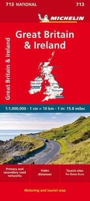 Omslag van Michelin Great Britain & Ireland Map 713 (Maps/Country (Michelin))