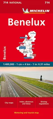 Omslag van Michelin Benelux Map 714