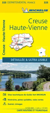 Omslag van Carte Départementale Creuse, Haute-Vienne (French Edition)