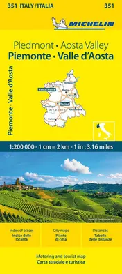Omslag van Piemonte & VA - Michelin Local Map 351