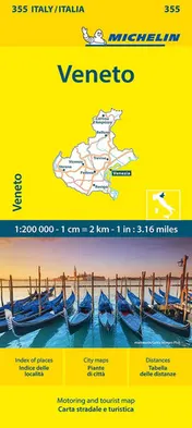 Omslag van Veneto - Michelin Local Map 355