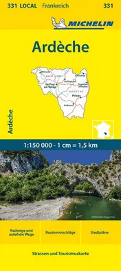 Omslag van Michelin Ardeche-Haute Loire