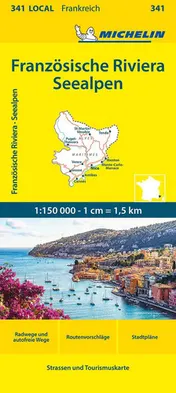 Omslag van Michelin Französische Riviera - Seealpen
