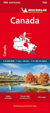 Omslag van Canada Map 766 (Michelin Maps, 766)