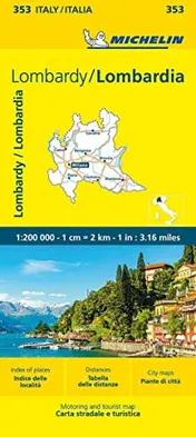 Omslag van Lombardia - Michelin Local Map 353
