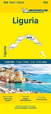 Omslag van Liguria - Michelin Local Map 352