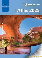 Omslag van Michelin North America Large Format Road Atlas 2025 USA - Canada - Mexico