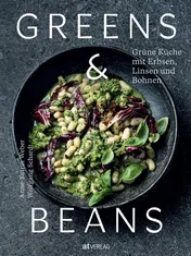 Omslag van Greens & Beans Grüne Küche mit Erbsen, Linsen und Bohnen