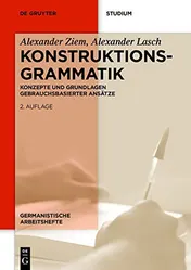 Omslag van Konstruktionsgrammatik Konzepte und Grundlagen Gebrauchsbasierter Ansätze