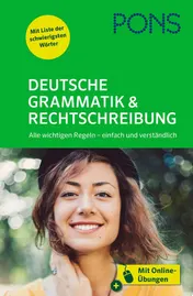 Omslag van PONS Deutsche Grammatik & Rechtschreibung Alle wichtigen Regeln einfach und verständlich