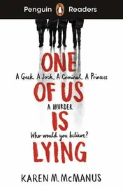 Omslag van One Of Us Is Lying A Geek, A Jock, A Criminal, A Princess, A Murder. Who Would You Believe?. Lektüre Mit Audio-Online