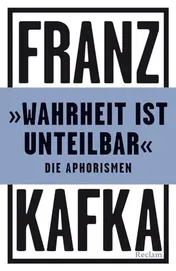Omslag van "Wahrheit ist unteilbar" die Aphorismen