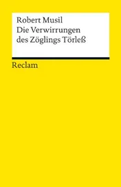 Omslag van Die Verwirrungen des Zöglings Törleß