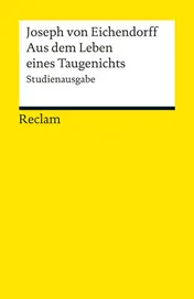 Omslag van Aus dem Leben eines Taugenichts Novelle